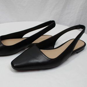 Banana Republic Black Sling-Back Flats
